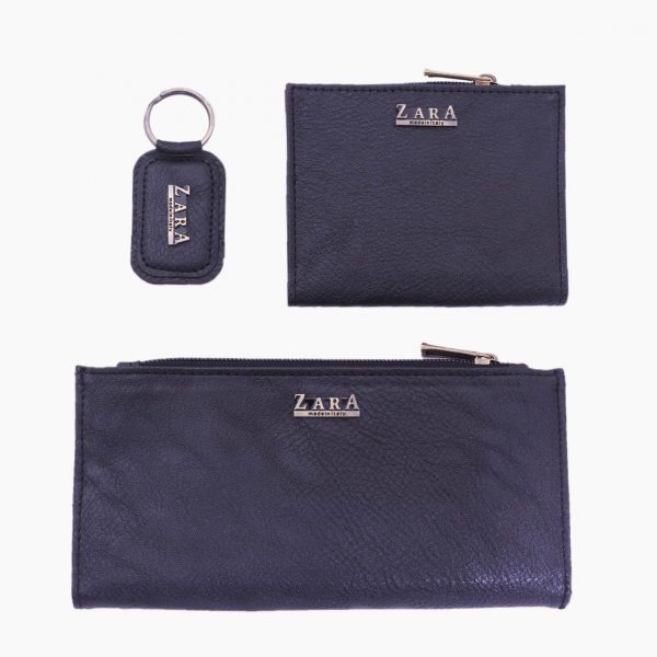 ست کیف چرمی ZARA مشکی مدل412