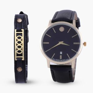 ست ساعتمچی MOVADO و دستبند مدل 851