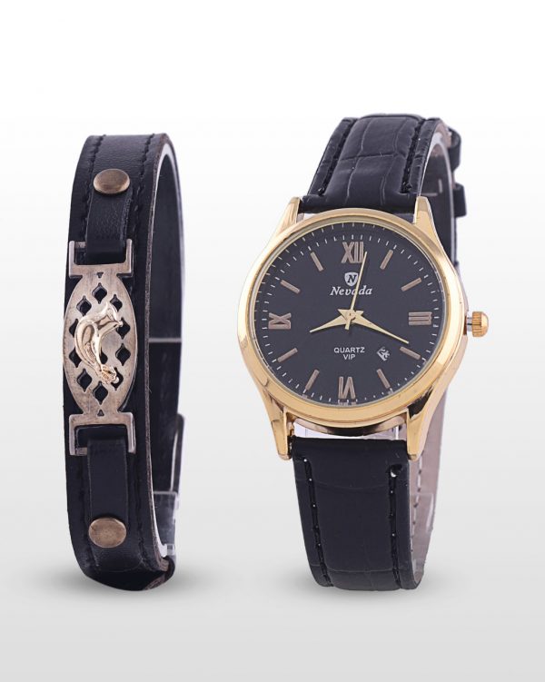 ست ساعتمچی زنانه NEVADA و دستبند مدل 891