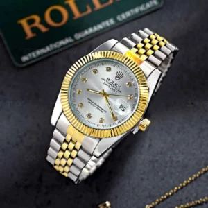 ساعت مچی مردانه رولکس ROLEX طرح دیت جاست مدل 1268