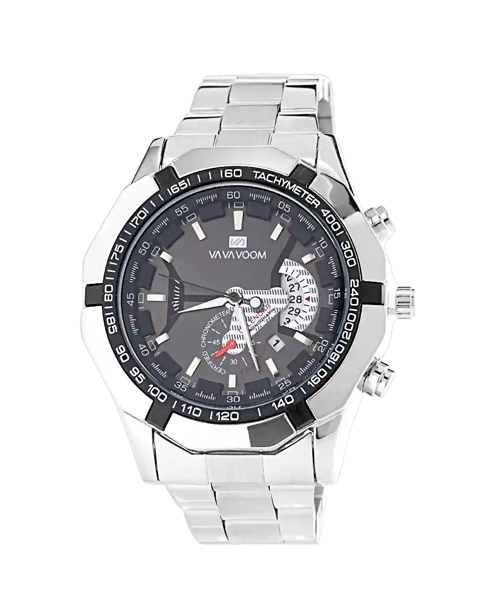 قیمت و خرید ساعت مچی مردانه VAVA VOOM مدل 1553 رنگ نقره ای همراه با جعبه ی کادویی و ارسال رایگان | ساعت مردانه اصلی نقره ای | ساعت مردانه شیک و جدید