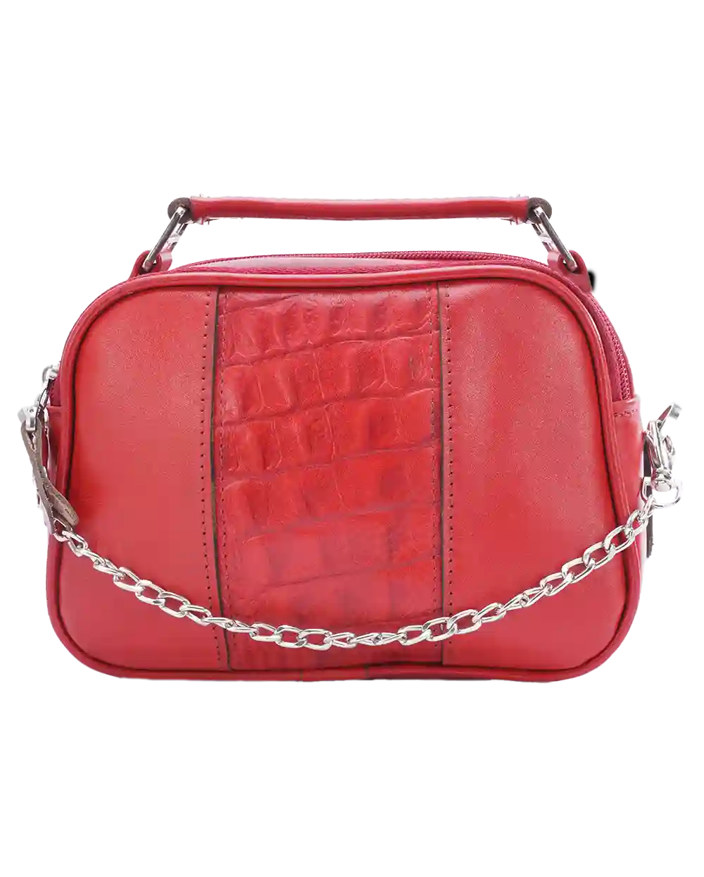 قیمت و خرید کیف دوشی زنانه چرم طبیعی طرح درنا مدل 1587 رنگ قرمز همراه با ارسال رایگان و 6 ماه گارانتی معتبر | کیف رودوشی زنانه چرمی