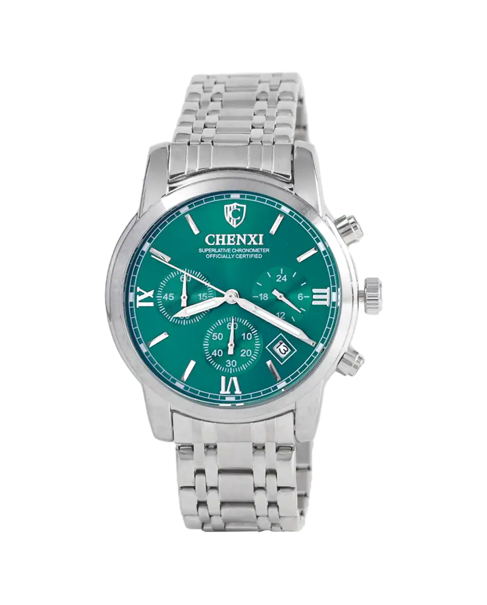 خرید ساعت مچی مردانه چانگ شی CHENXI مدل 1663 صفحه سبز با بهترین قیمت به همراه جعبه ی شیک و خاص و ارسال رایگان | ساعت صفحه سبز مردانه