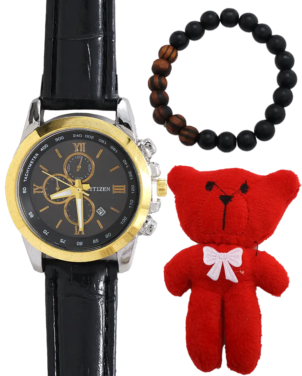 خرید پک هدیه ساعت دستبند و عروسک زنانه با بهترین قیمت همراه با جعبه ی مخصوص و ارسال رایگان به سراسر ایران درب منزل | پک مناسب هدیه ولنتاین زنانه