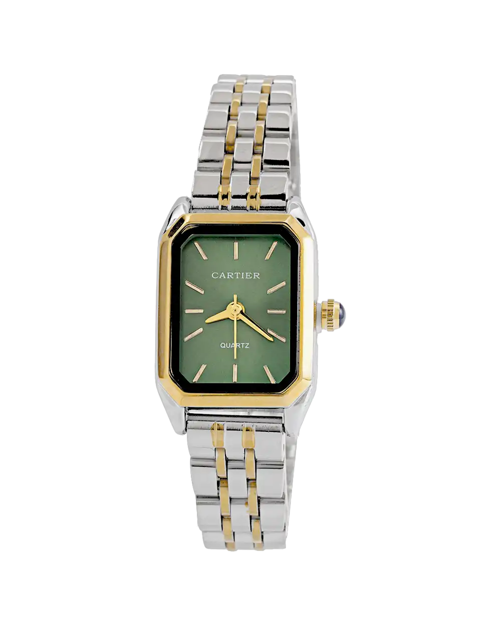 خرید ساعت مچی زنانه کارتیه CARTIER مدل 1746 | کارتیر صفحه سبز با بهترین قیمت به همراه ارسال رایگان به سراسر ایران و جعبه ی ساعت