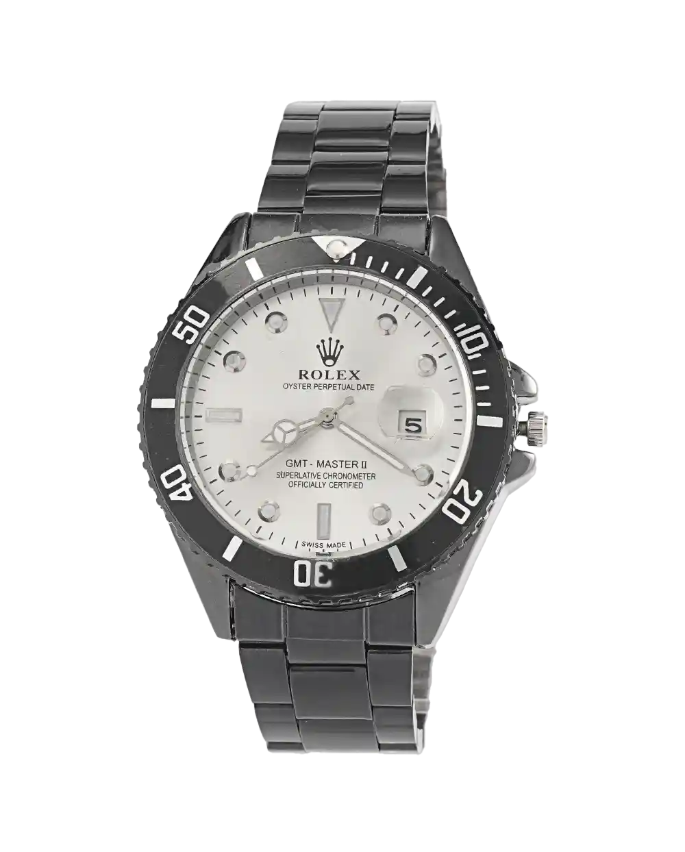خرید ساعت مچی مردانه رولکس ROLEX طرح ساب مارین مدل 1866 بند استیل با رنگ مشکی و صفحه ی سفید قیمت 350 هزارتومن به همراه ارسال رایگان و جعبه