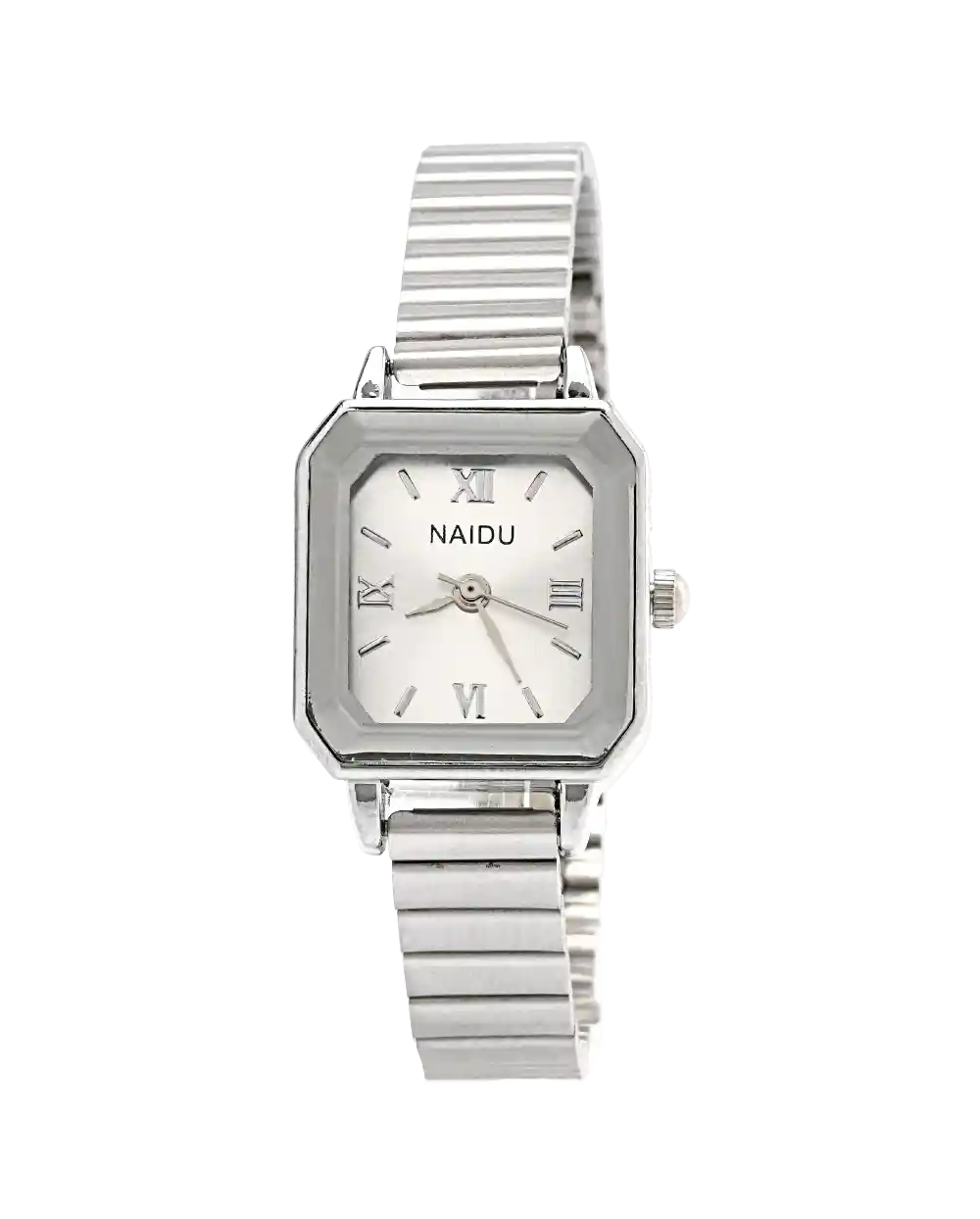 خرید ساعت مچی زنانه نایدو NAIDU مدل 1867 رنگ نقره ای و شیشه ی الماسی قیمت 449 هزارتومان به همراه ارسال رایگان به سراسر ایران و جعبه ی کادویی