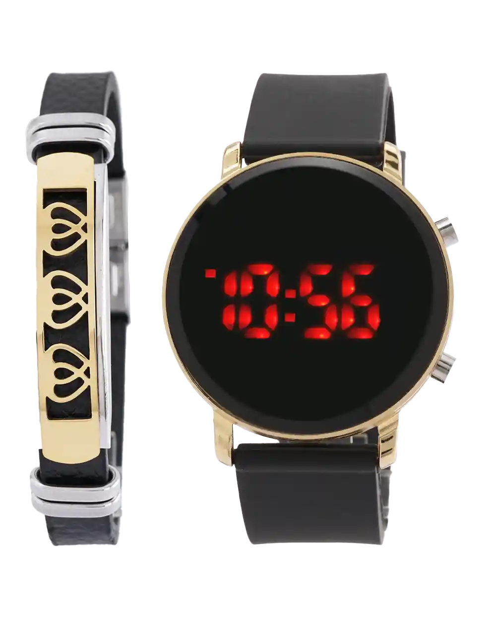 ست ساعت مچی دیجیتال و دستبند مدل 1872 ساعت LED طرح اپل واچ با دستبند قیمت 220 هزارتومان به همراه ارسال رایگان به سراسر ایران جعبه ی ساعت