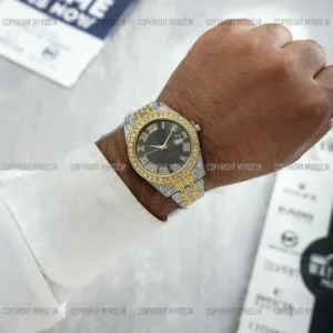 ساعت مچی مردانه رولکس ROLEX مدل فول نگین کد 2382